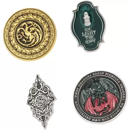 Game of Thrones House of the Dragon 4 pin set termékfotója