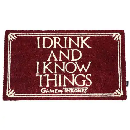 Game of Thrones I Drink and I Know doormat product photo