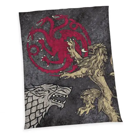 Game Of Thrones Fleece Blanket Logos 150 x 200 cm product photo