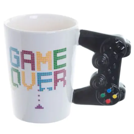 Game Over Controller shaped handle mug termékfotója