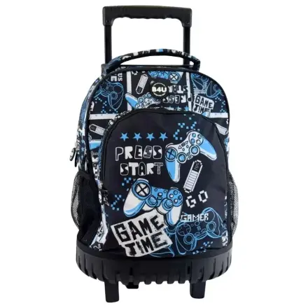 Gamer Press Start Premium Rolling School Bag, 44 cm product photo