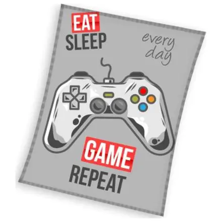 Gamer Repeat fleece blanket product photo