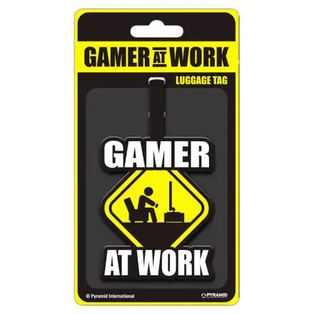 Gaming Gamer at Work baggage tag product photo