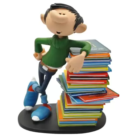 Gaston Statue Gaston Stack of Comics 16 cm product photo