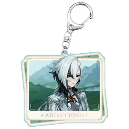 Genshin Impact Acrylic Keychain Arlecchino 7 cm      product photo