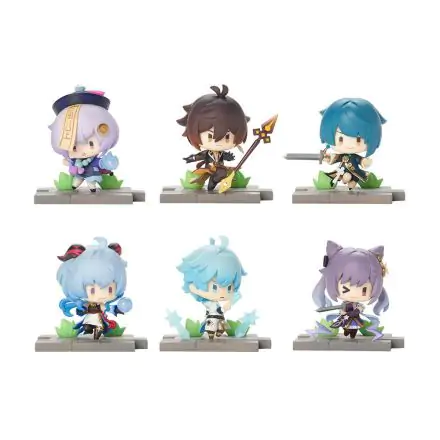 Genshin Impact Battle Scene Collection Mini Figures 6-Pack Liyue Edition 6 cm product photo