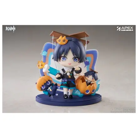 Genshin Impact You Ye Qi Xiang Series Chibi Chara PVC Statue Wanderer 10 cm     product photo