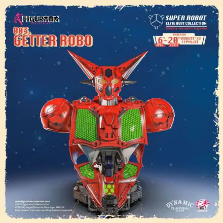 Getter Robo Super Robot Elite Bust 1/3 Getter Robo 26 cm termékfotója