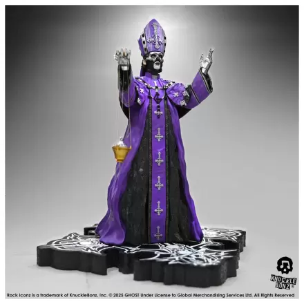 Ghost Rock Iconz Statue Papa V Perpetua Purple Robes 22 cm product photo