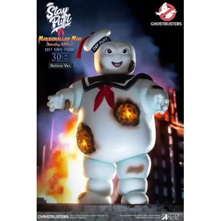 Ghostbusters Soft Vinyl Statue Stay Puft Marshmallow Man Burnign Edition Deluxe Version 30 cm termékfotója