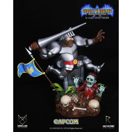 Ghosts 'n Goblins Resurrection Statue 1/6 Sir Arthur Silver Version 44 cm product photo