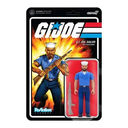 GI Joe ReAction Action Figure Blueshirt Beard (Light Brown) Wave 2 10 cm product photo