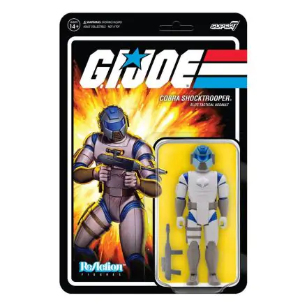 GI Joe ReAction Action Figure Cobra Shocktrooper Officer Rifle C Wave 2 10 cm product photo