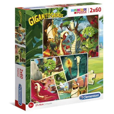Gigantosaurus puzzle 2x60pcs product photo