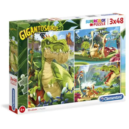 Gigantosaurus puzzle 3x48pcs product photo