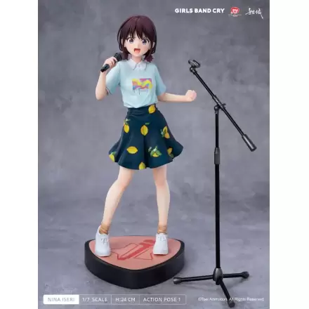 Girls Band Cry Natsu wo Mankitsu shite Sakebe Series No. 1 PVC Statue 1/7 Nina Iseri 24 cm      product photo
