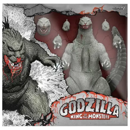 Godzilla (1989) Toho Ultimates Action Figure - Godzilla (Greyscale Comic Book - Thirsty for Blood) 24 cm product photo