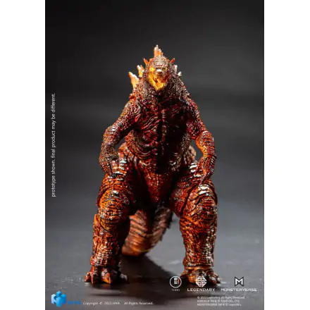Godzilla Exquisite Basic Action Figure Godzilla: King of the Monsters Burning Godzilla 18 cm product photo
