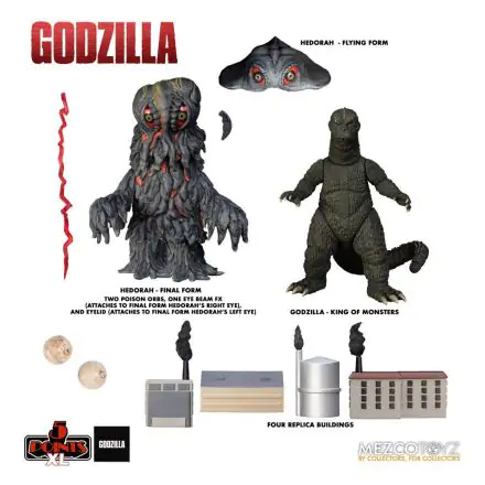 Godzilla vs. Hedorah 5 Points XL Action Figures Deluxe Box Set product photo