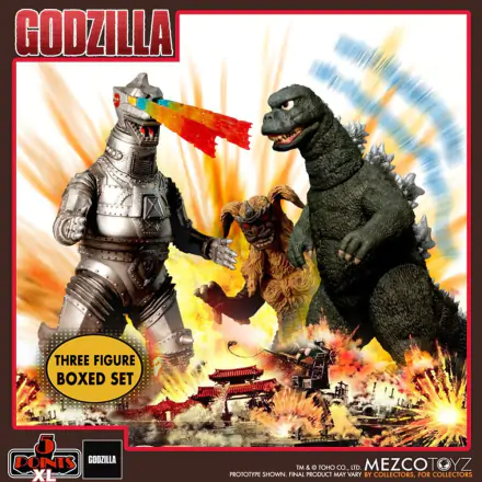 Godzilla vs. Mechagodzilla 5 Points XL Action Figures Deluxe Box Set product photo