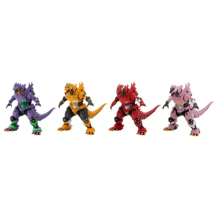 Godzilla x Evangelion Gekizou Series Statues 4-Pack Type-3 Kiryu Eva colour Ver. 9 cm  product photo