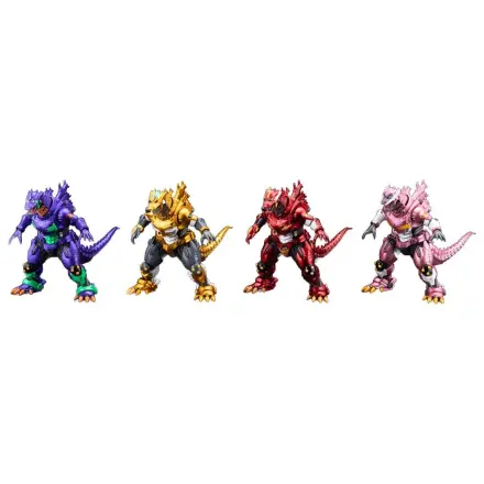 Godzilla x Evangelion Gekizou Series Statues 4-Pack Type-3 Kiryu Eva colour Ver. Metallic color Limited Ver. 9 cm  product photo