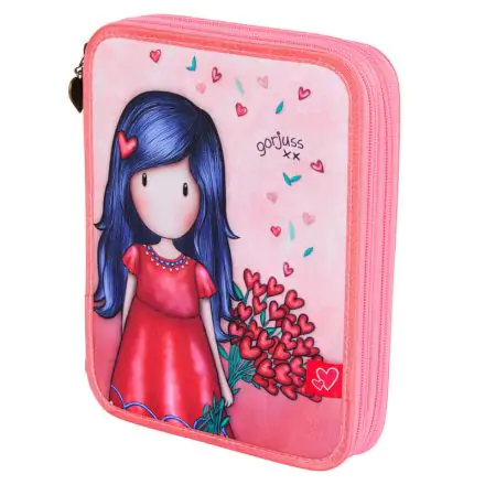 Gorjuss Love Grows double pencil case 46pcs product photo