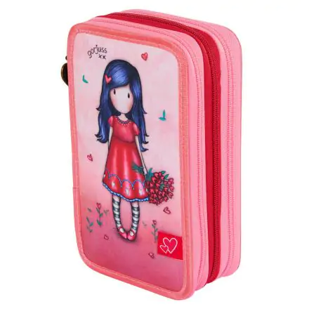 Gorjuss Love Grows triple pencil case 45pcs product photo