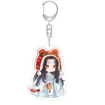 Grandmaster of Demonic Cultivation Acrylic Keychain Lan Wangji Chibi Style 7 cm termékfotója