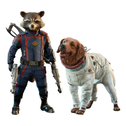 Guardians of the Galaxy Vol. 3 Movie Masterpiece Action Figuren 1/6 Rocket & Cosmo 16 cm termékfotója