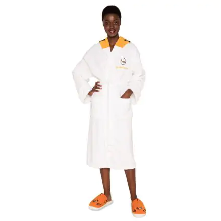 Gudetama Egg Head ladies fleece bathrobe product photo