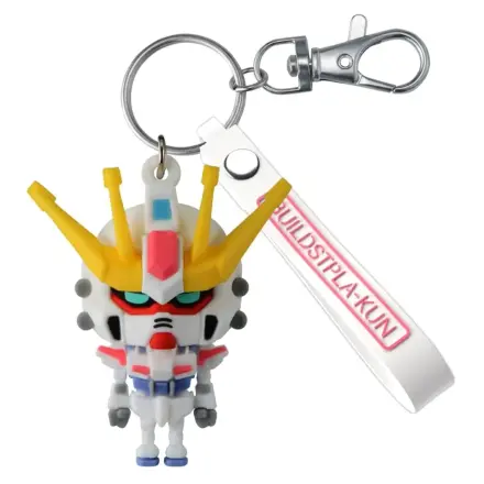 Gundam Build Stpla-kun 3D Rubber Mascot Keychain product photo