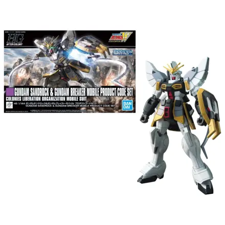 GUNDAM HG 1/144 XXXG-01SR Gundam Sandrock & Breaker MPCS Model Kit product photo
