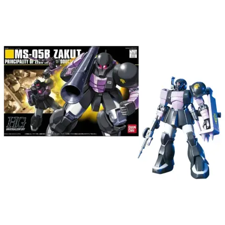 Gundam HGUC 1/144 MS-05B Zaku 1 Model Kit product photo
