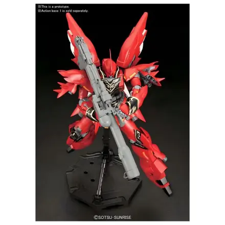 Gundam UC MSN-06S Sinanju Anime Color Ver. Mobile Suit Model Kit MG 1/100 product photo
