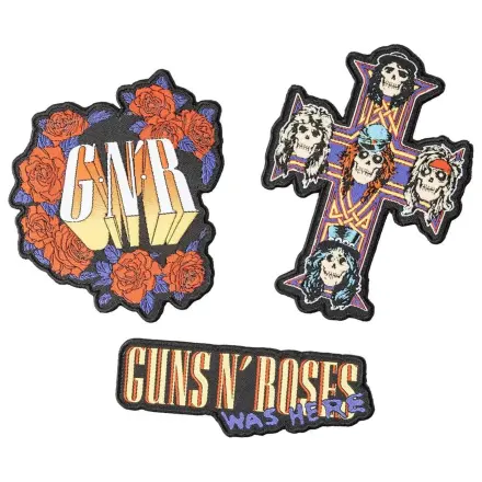 Guns N Roses set of 3 patches product photo