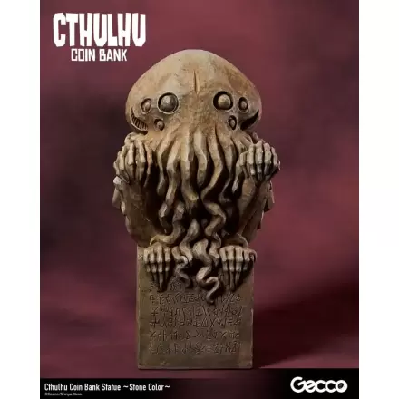 H.P. Lovecraft Cthulhu Mythos Coin Bank Statue Cthulhu (Stone Color) 24 cm termékfotója