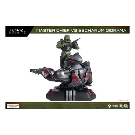 Halo: Infinite Diorama 1/8 Master Chief vs. Escharum 31 cm product photo