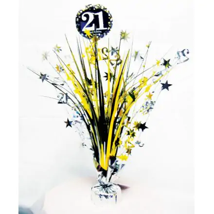 Happy Birthday Gold 21 Table Decoration 18 in product photo