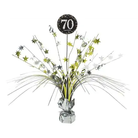 Happy Birthday Gold 70 Table Decoration 18 in product photo