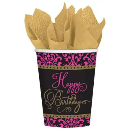 Happy Birthday Paper Cups 18-count 266 ml product photo