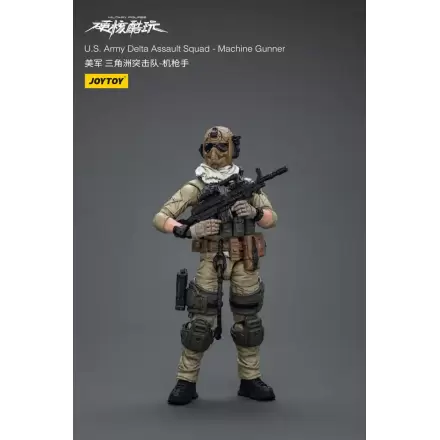 Hardcore Coldplay Action Figure 1/18 U.S. Army Delta Assault Squad Machine Gunner 11 cm termékfotója