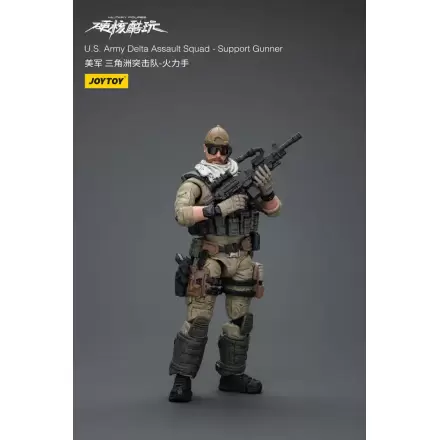 Hardcore Coldplay Action Figure 1/18 U.S. Army Delta Assault Squad Support Gunner 11 cm termékfotója