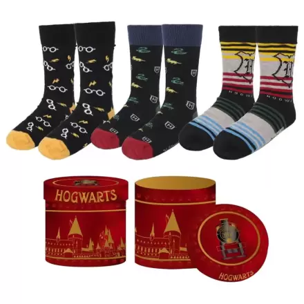 Harry Potter Pack of 3 adult socks termékfotója