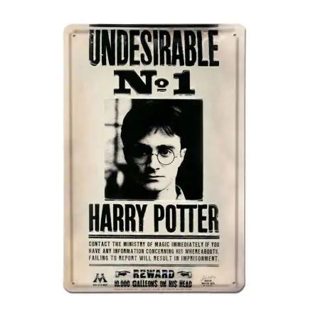 Harry Potter 3D Tin Sign Undesirable No 1 20 x 30 cm termékfotója