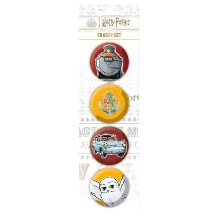 Harry Potter Eraser 4-Pack  product photo