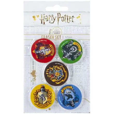 Harry Potter 5pc eraser set product photo