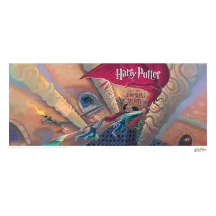 Harry Potter Art Print Chamber of Secrets Book Cover Artwork Limited Edition 42 x 30 cm product photo