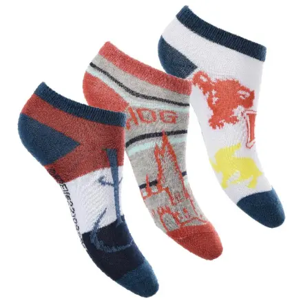 Harry Potter Castle Grey Kids Secret Socks 31/34 product photo