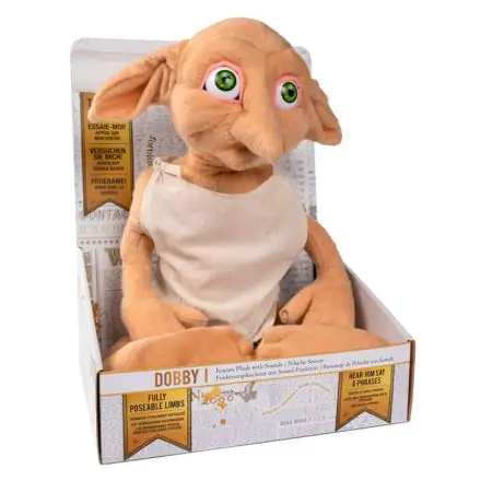Harry Potter Dobby english plush toy with sound 30cm product photo